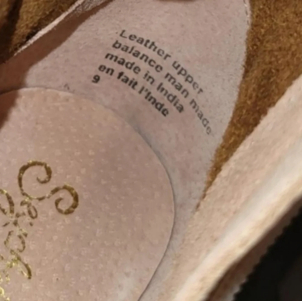 Seychelles Genuine Leather Upper Suede Tan Brown Ankle Boot Bootie Shoe Women 9 - Picture 7 of 11